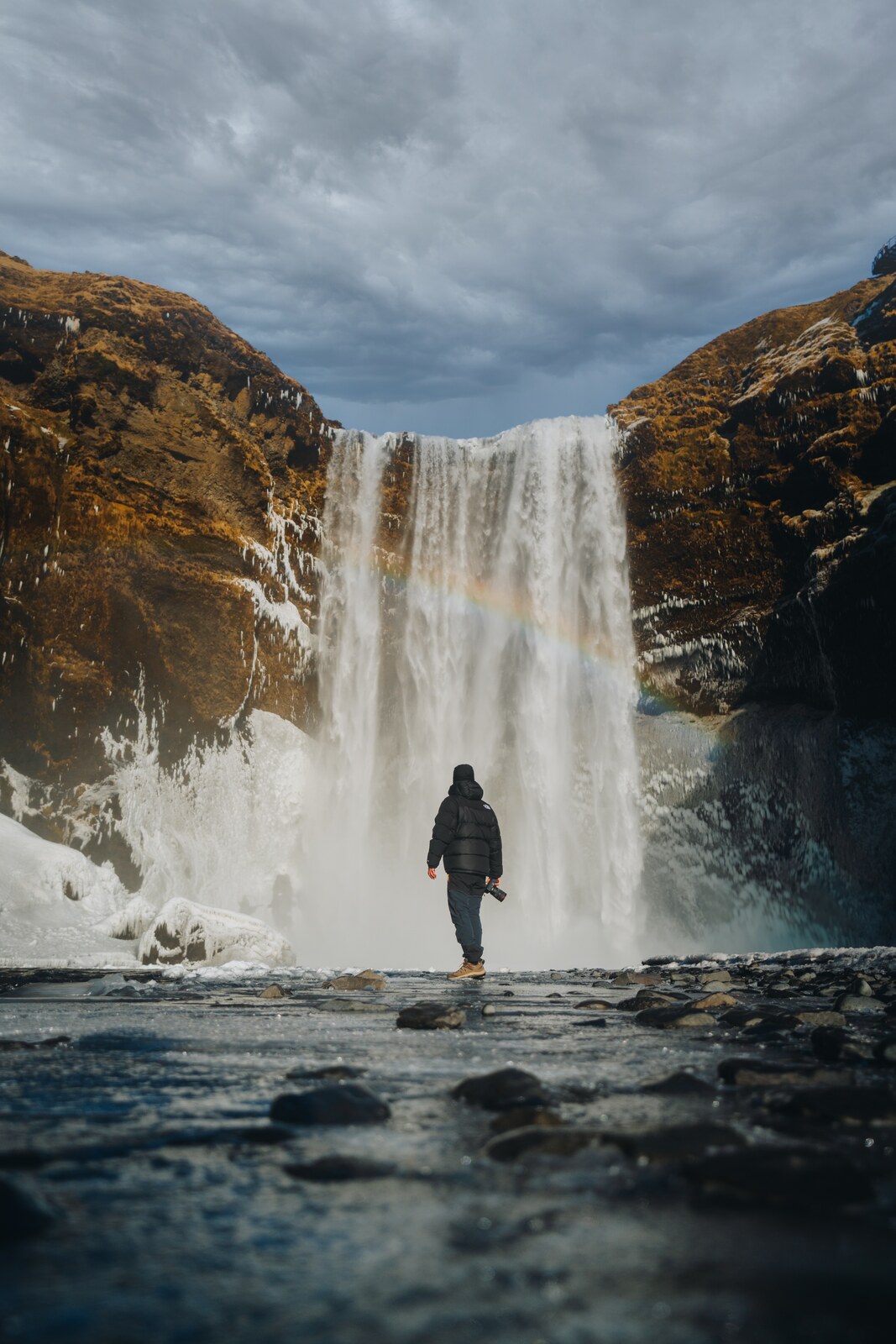 On location · Iceland, Skógafoss