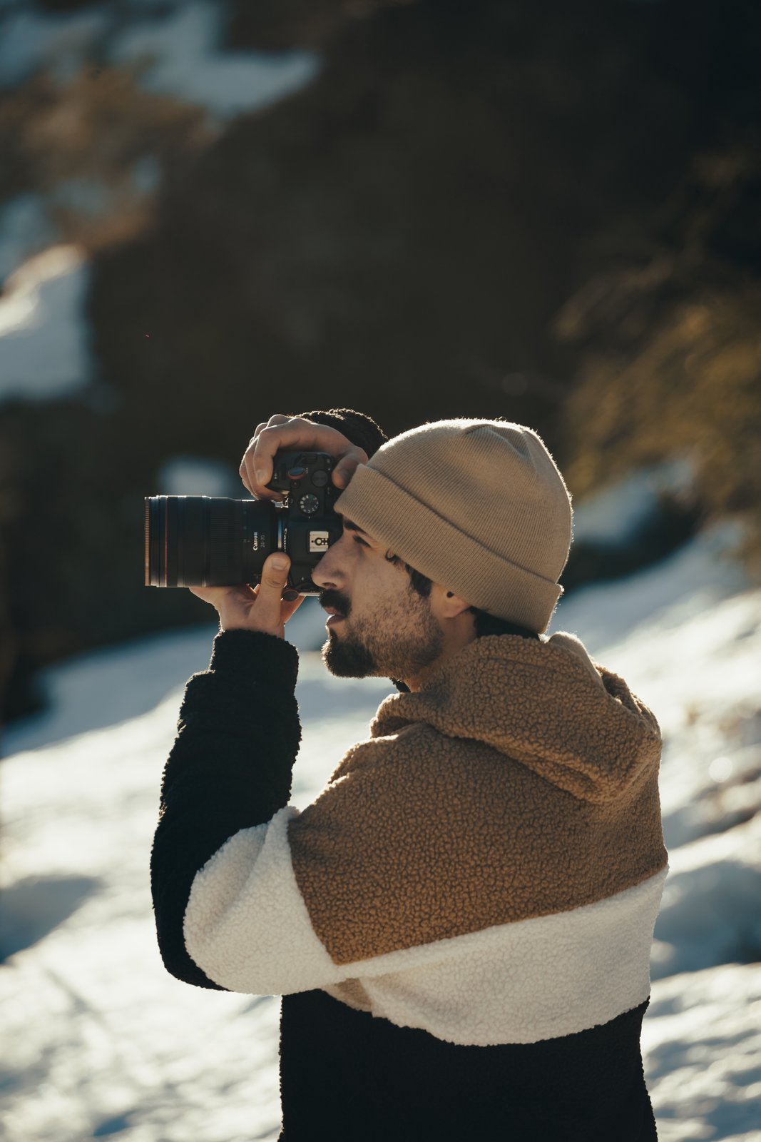 Luca Ruggiero filming