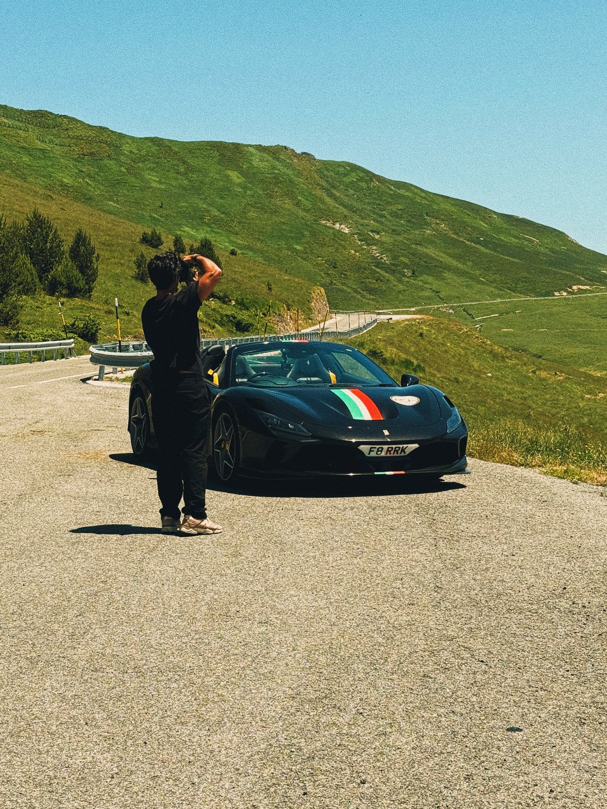 Shooting a supercar