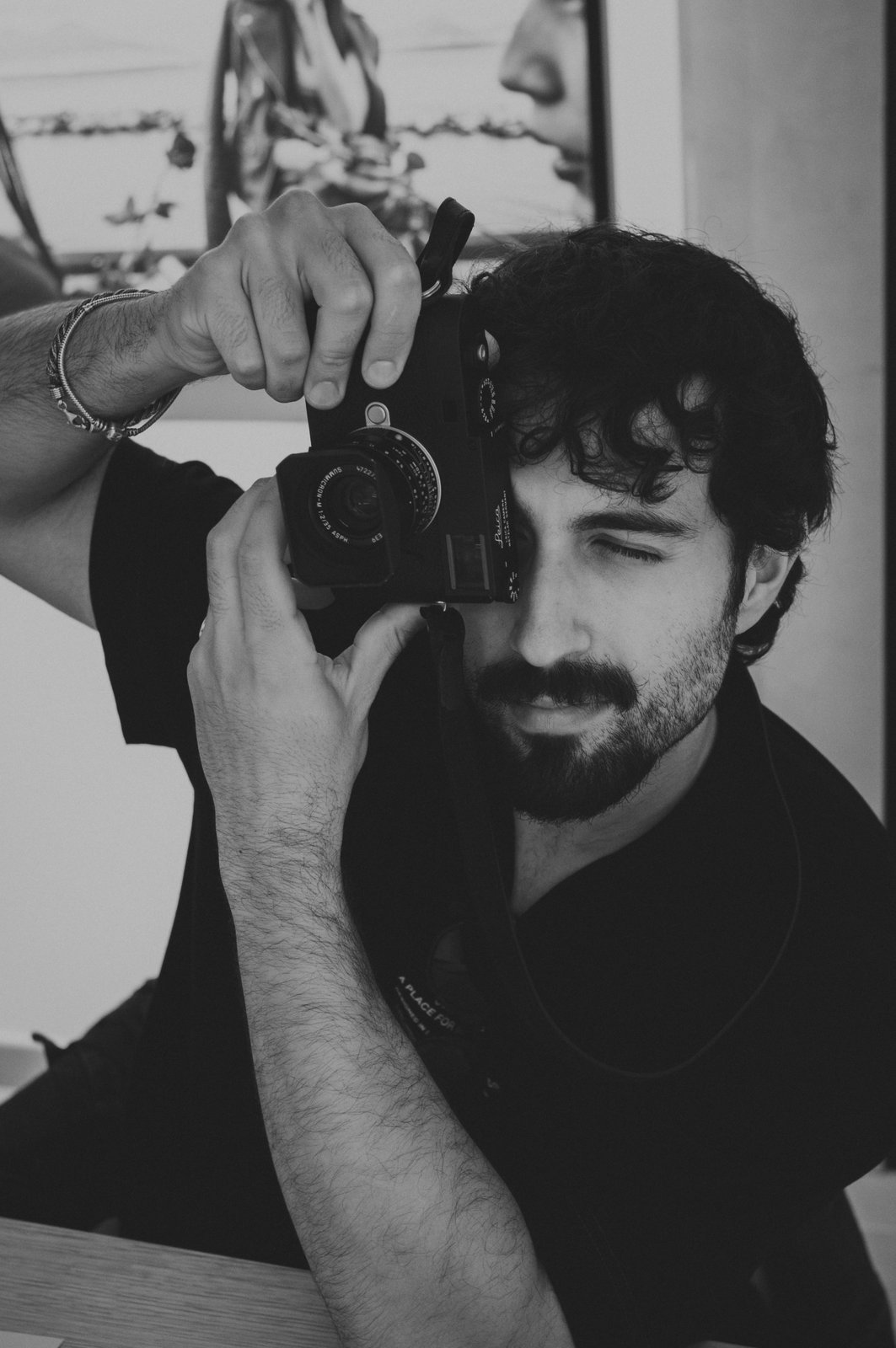 Portrait with camera
